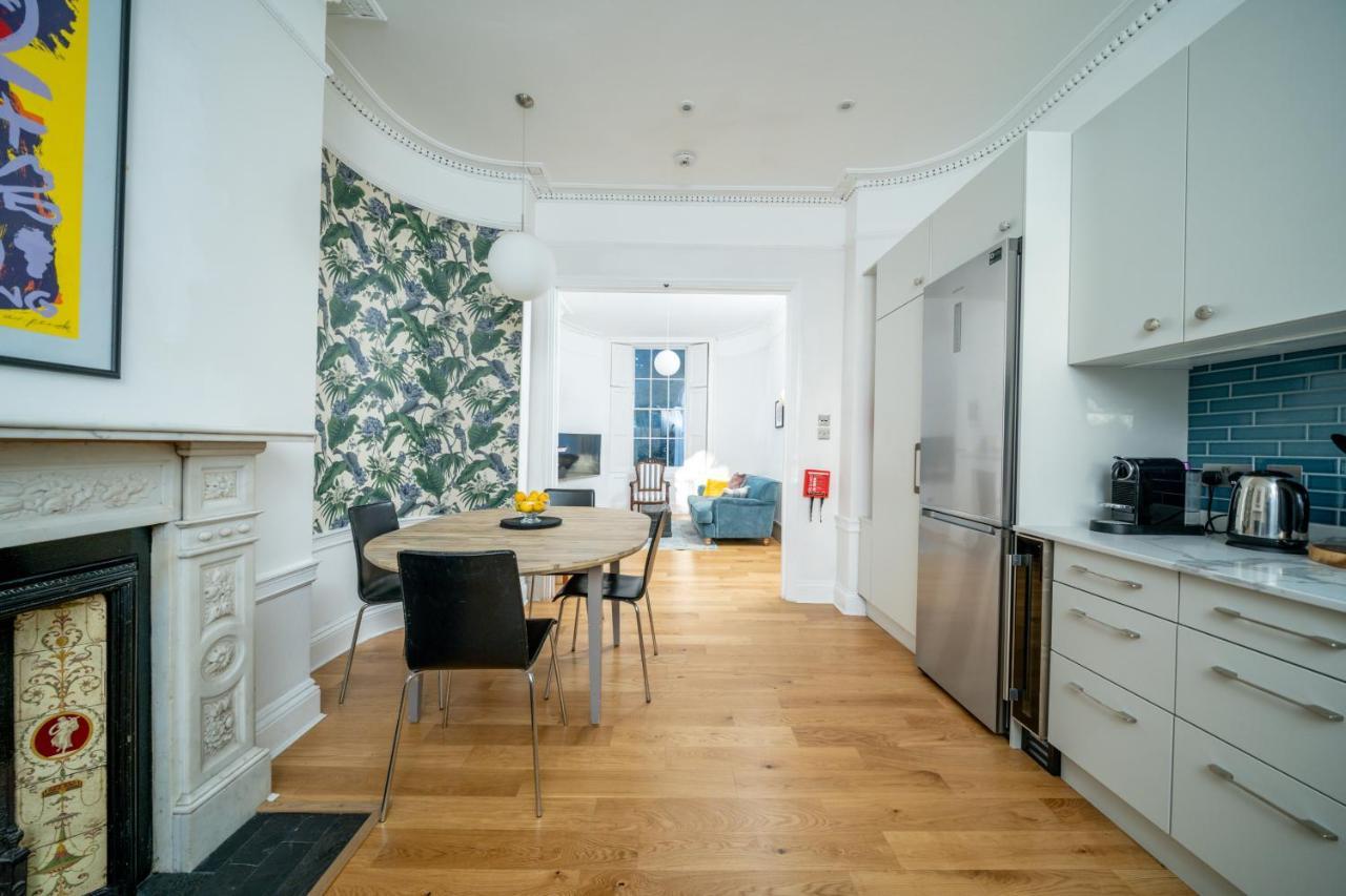 Sleek Flat With Communal Courtyard Londra Exterior foto